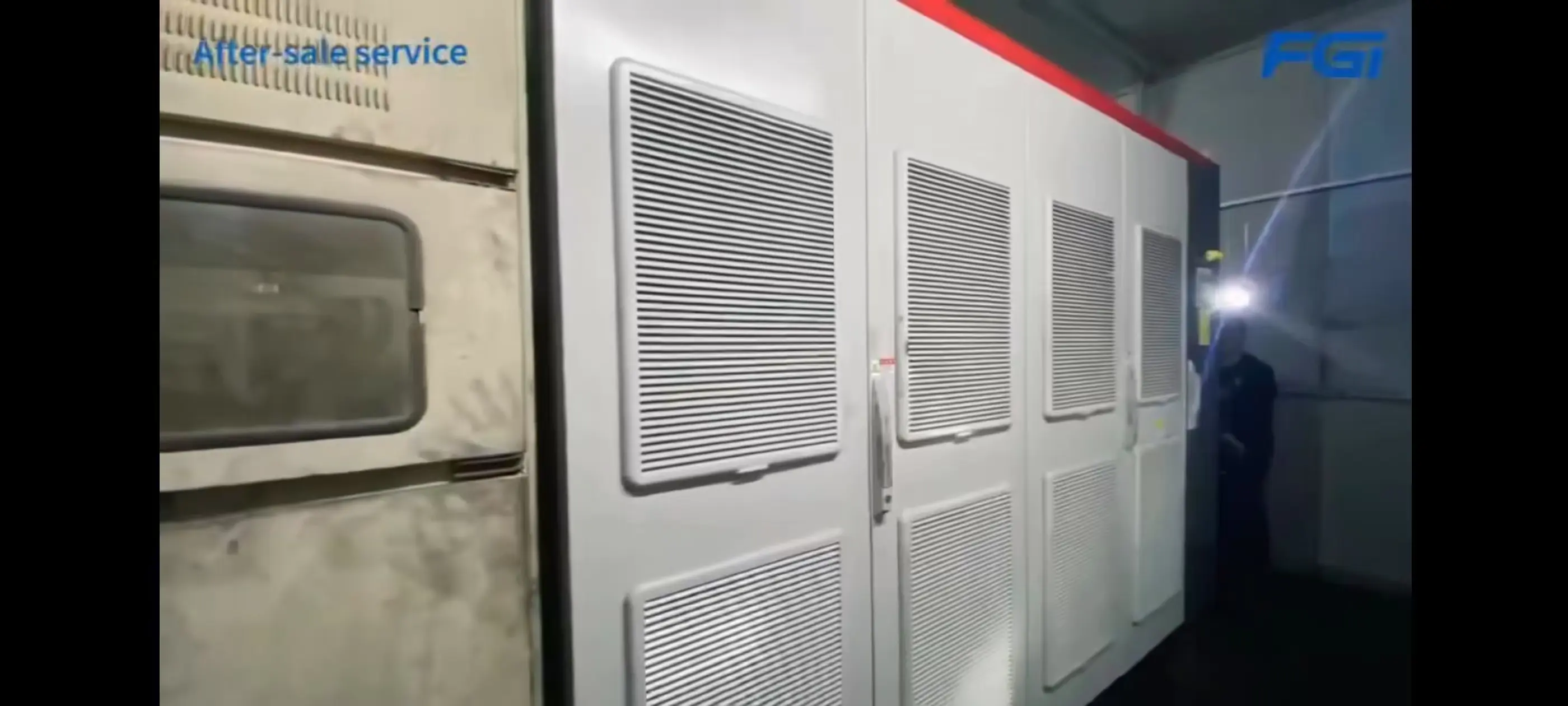 High voltage Frequency converter Application with internal mixer machine